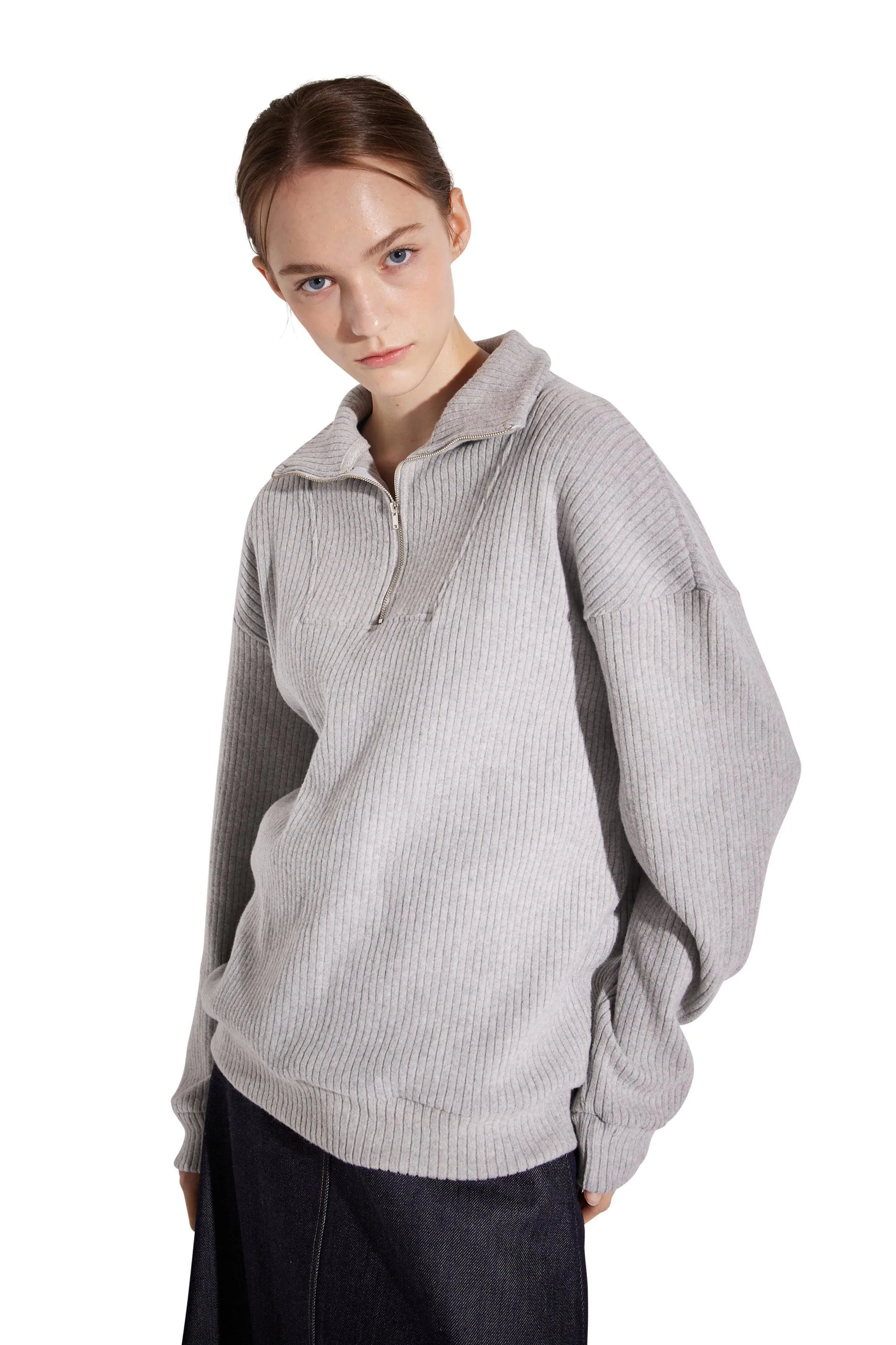 Grey Golgi Soft Zip-Up