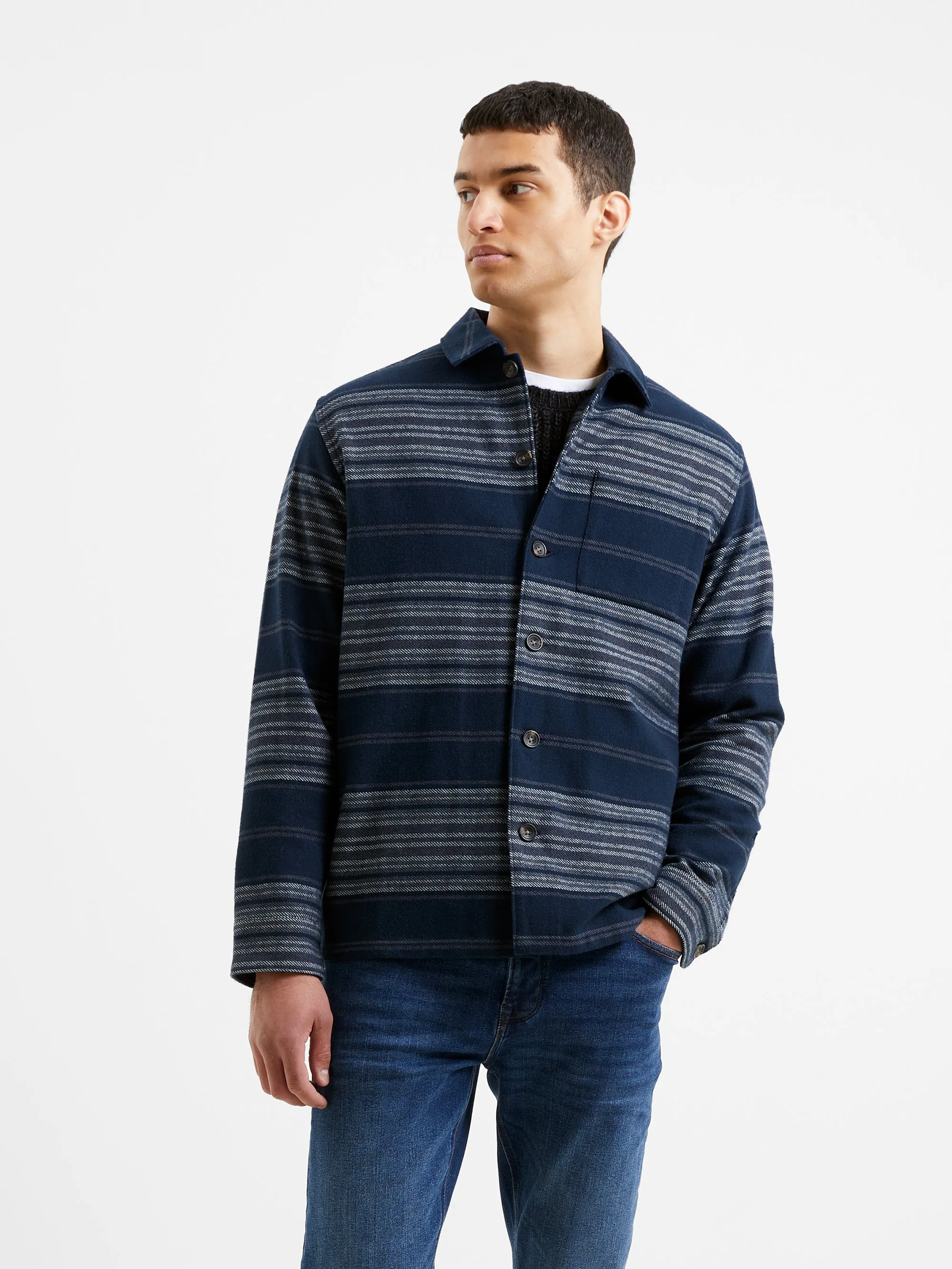 Heavy Twill Stripe Shirt