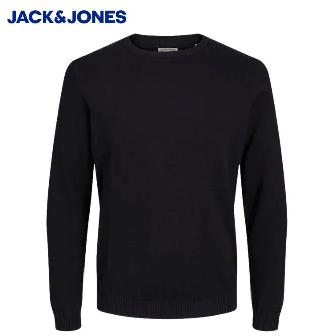 Jack & Jones Classic Crew Neck Knit Black