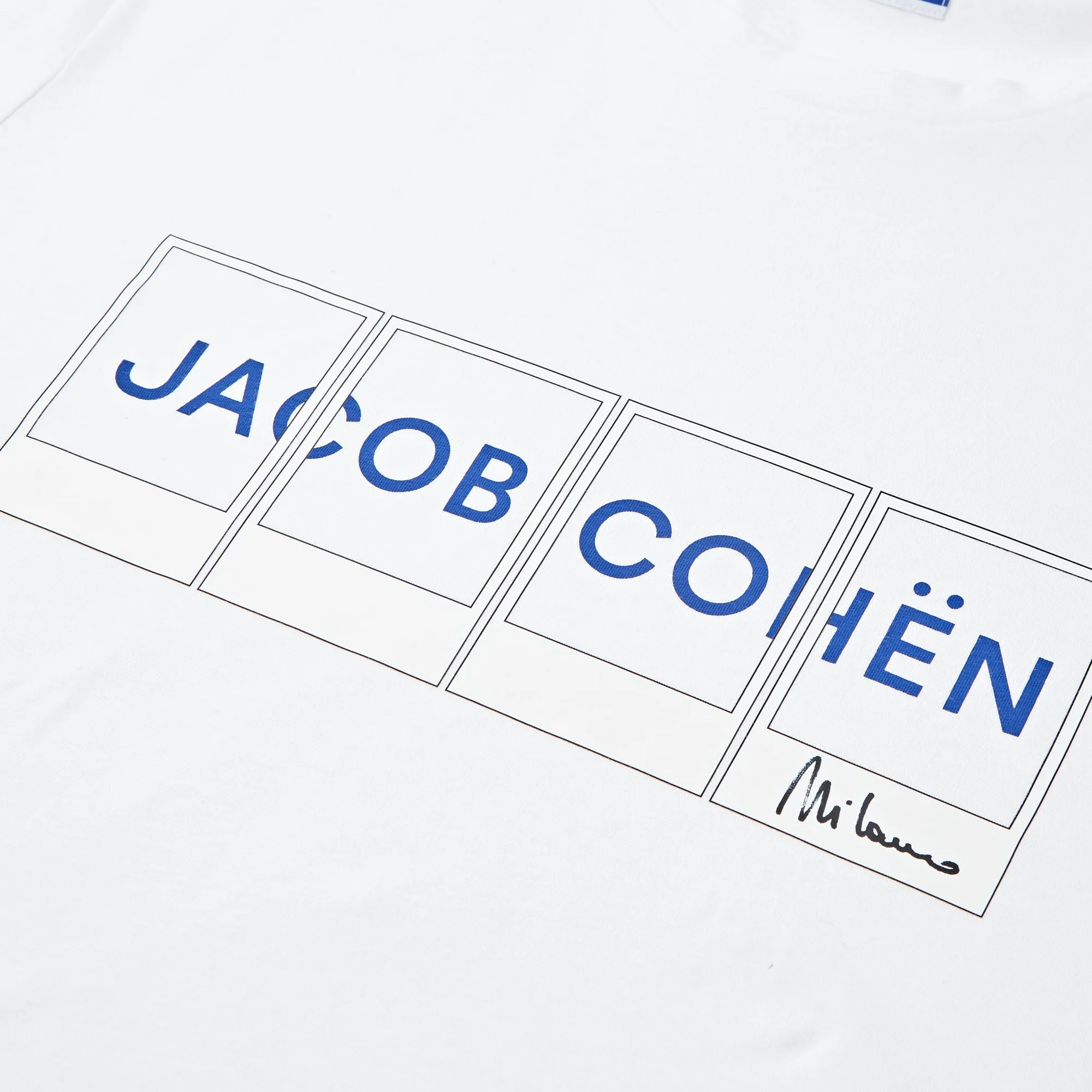 Jacob Cohen Block Milano Short Sleeve T-shirt (White)