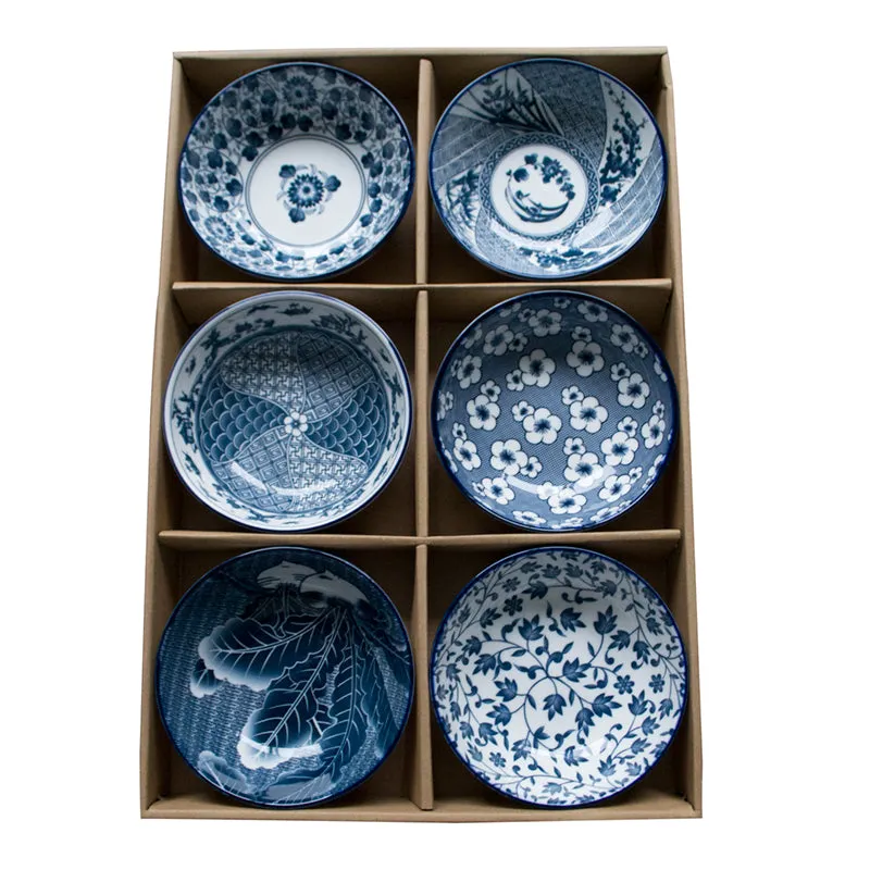 Japanese Style Bowls - Set of 6