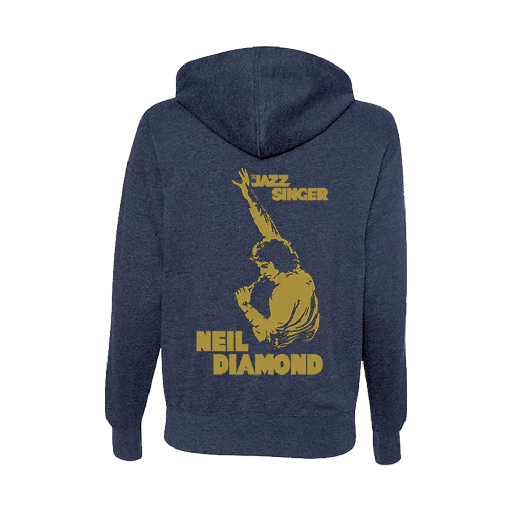 Unisex Jazz-Themed Zip-Up Hoodie - Stylish & Comfortable Music Lovers Sweatshirt