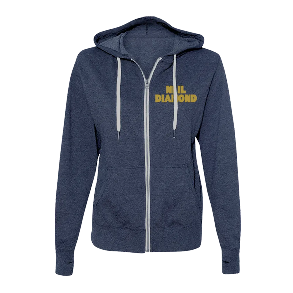 Unisex Jazz-Themed Zip-Up Hoodie - Stylish & Comfortable Music Lovers Sweatshirt