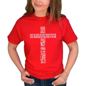 John 3:16 Cross T-Shirt