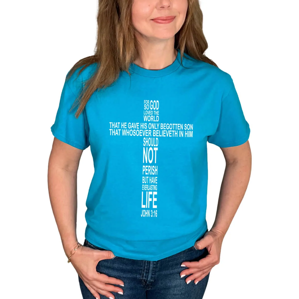 John 3:16 Cross T-Shirt