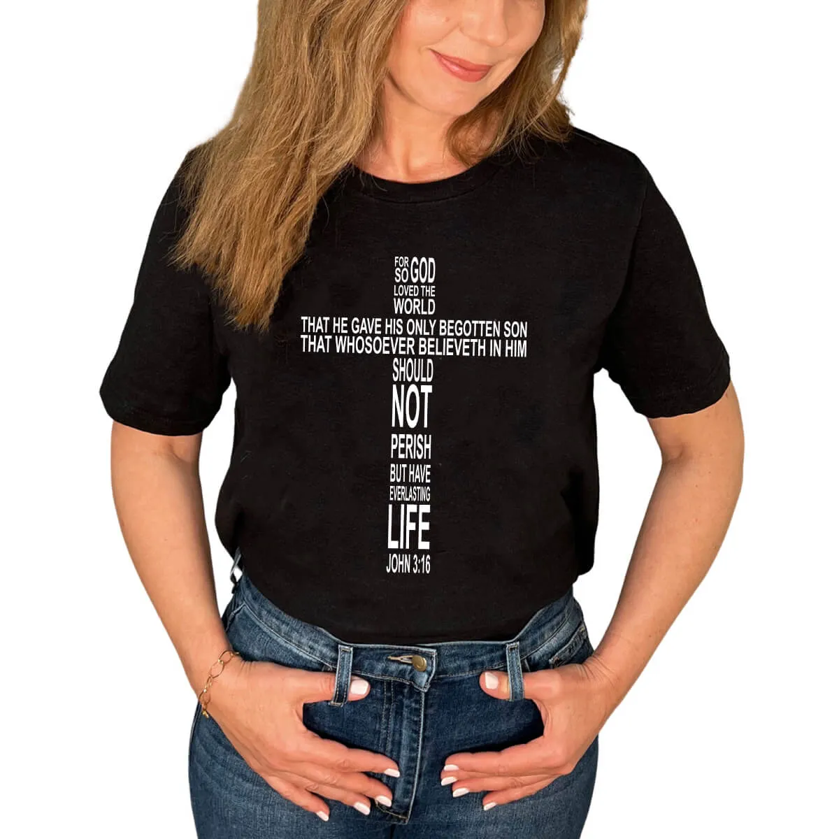 John 3:16 Cross T-Shirt