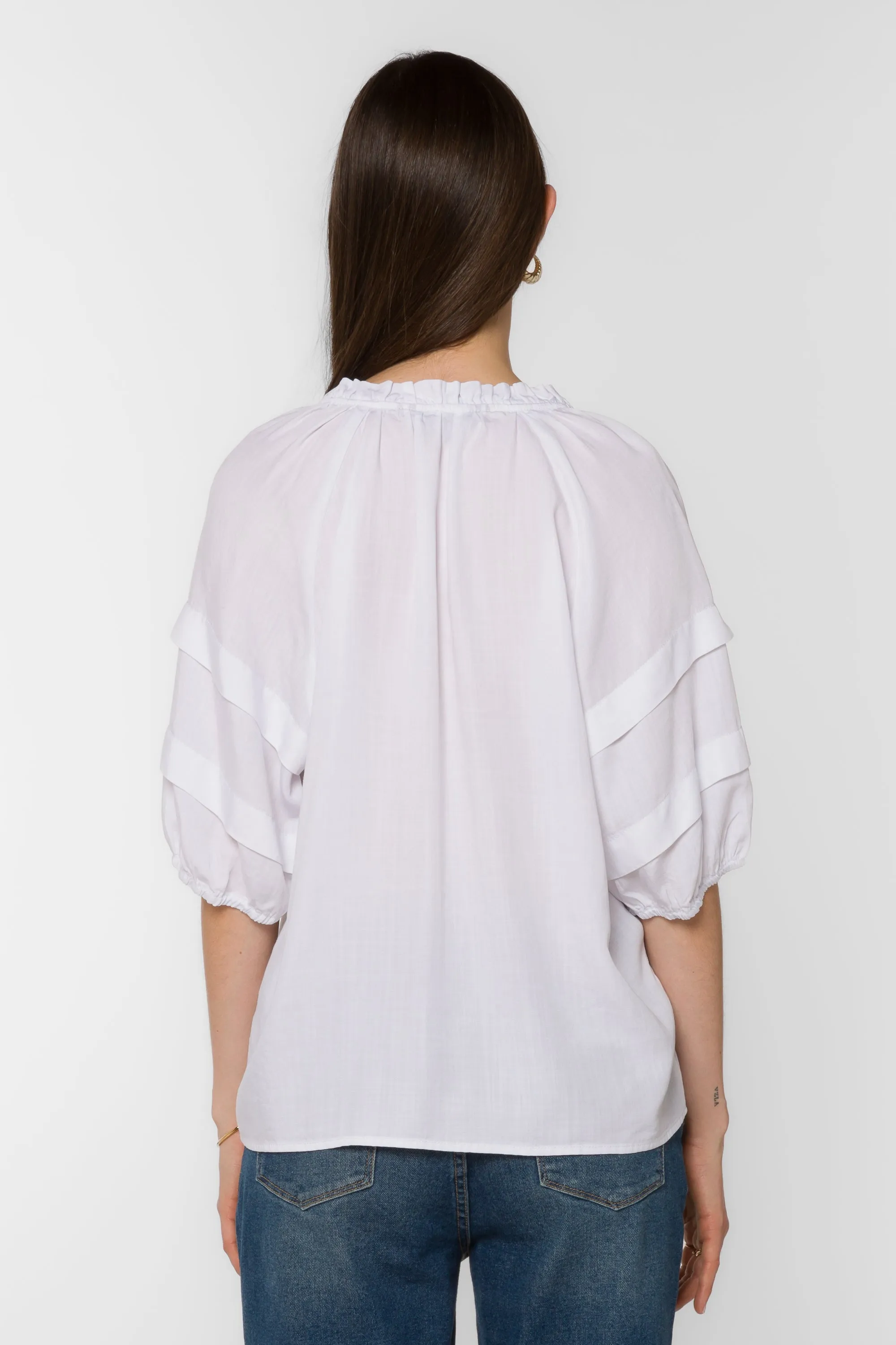 Kenna White Blouse