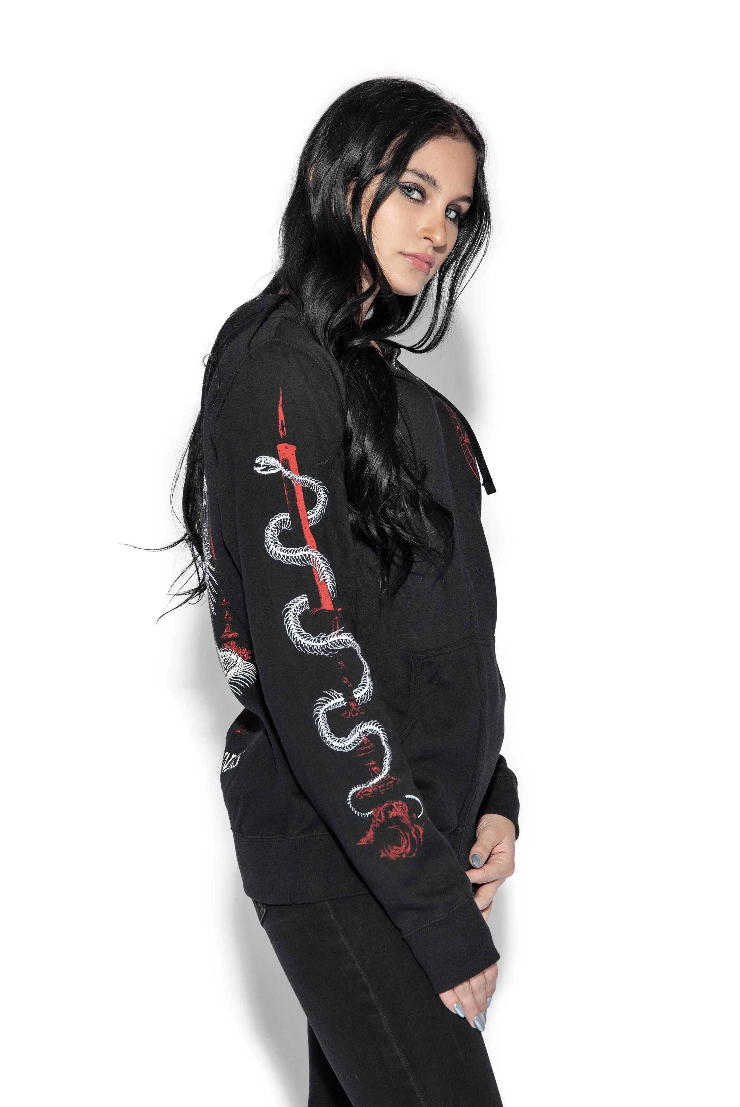 Lovers and Sinners - Zip Up Hoodie