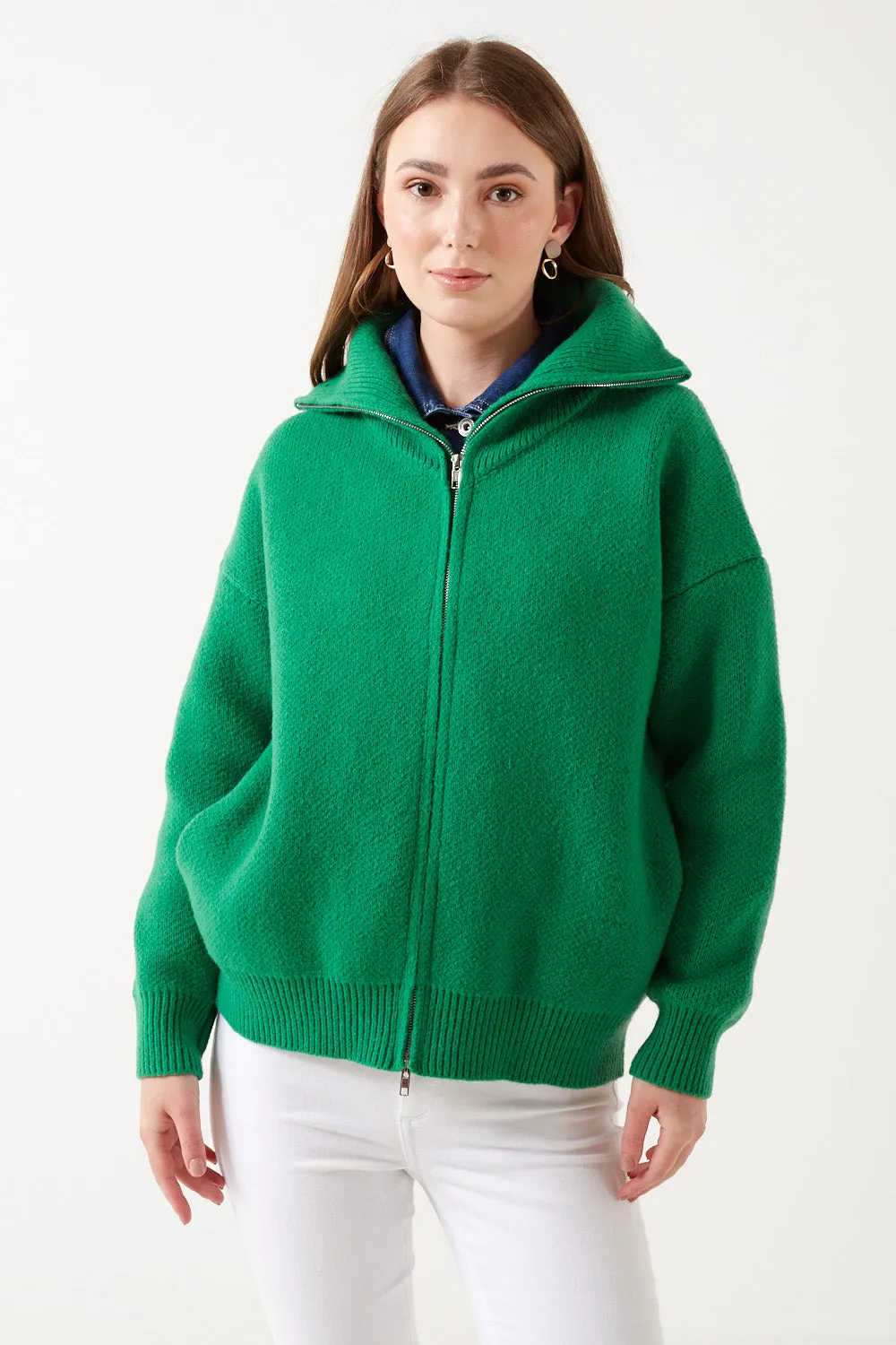 Marc Angelo Funnel Neck Zipper