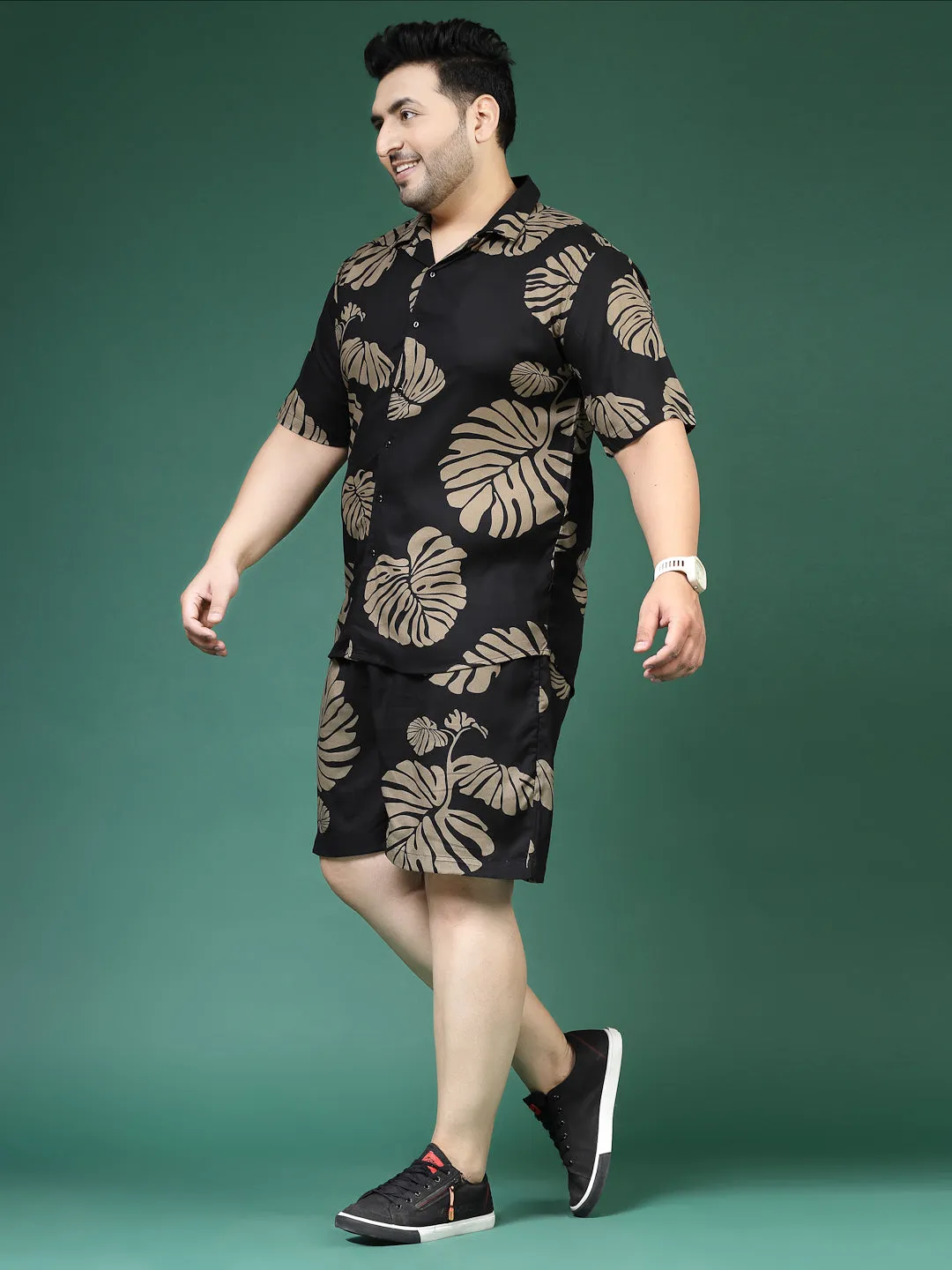 Men's Botanical Leaf Ensemble