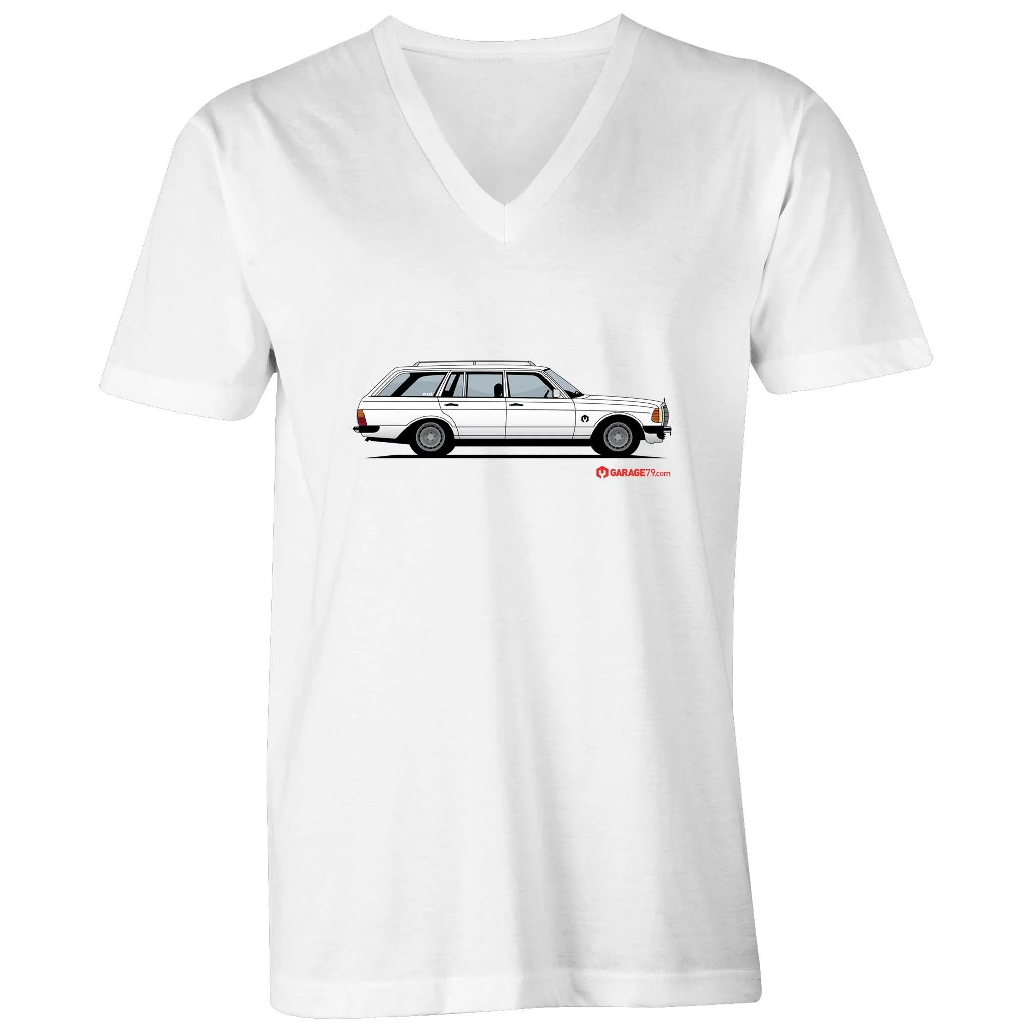 Mercedes Wagon Mens V-Neck Tee