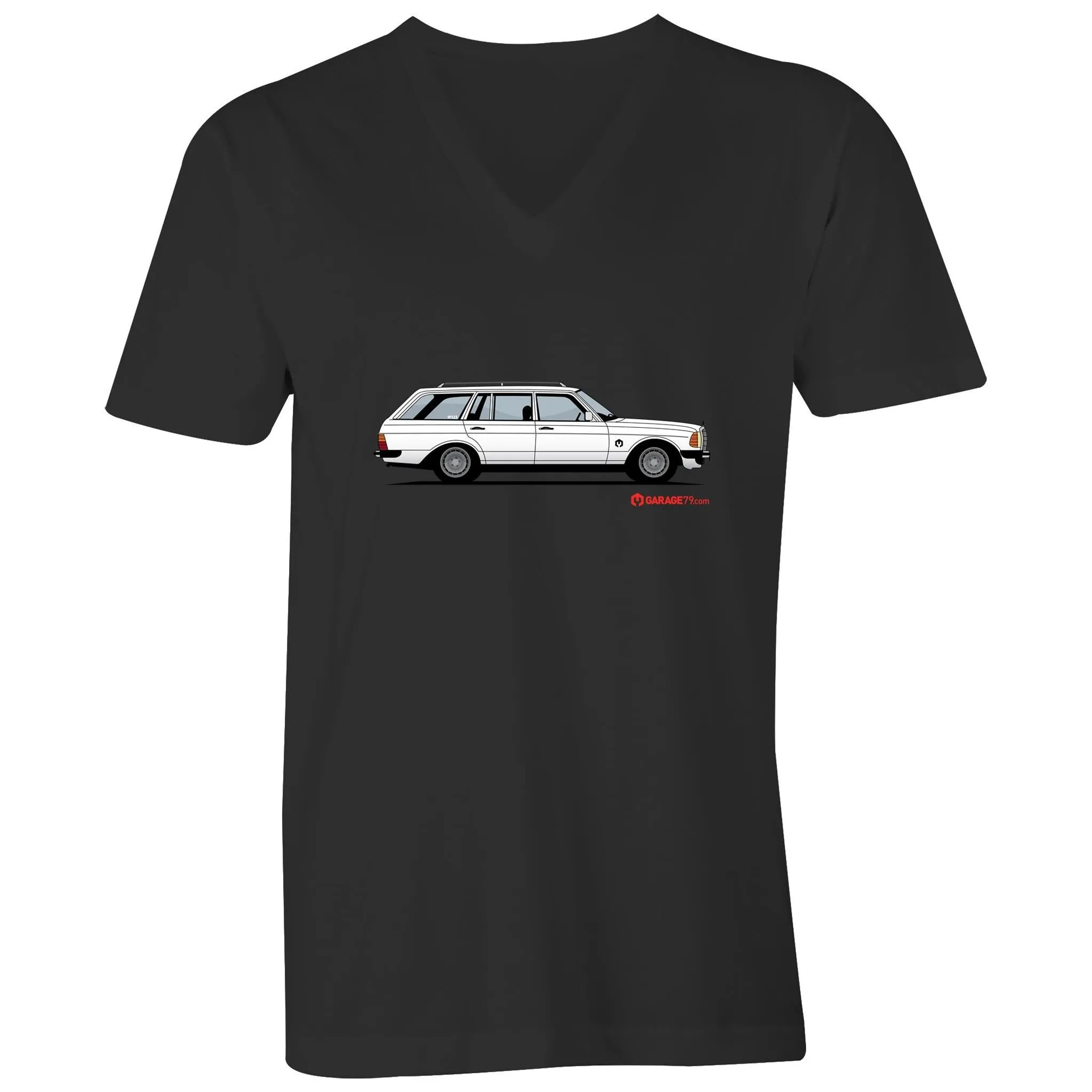 Mercedes Wagon Mens V-Neck Tee