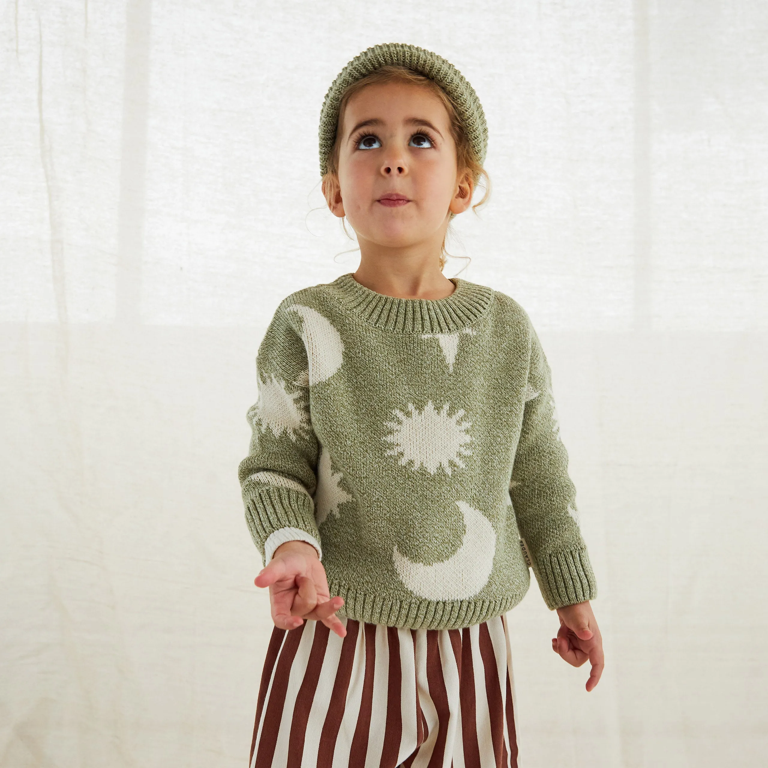 Moon Sweater - Nordic Nep Green