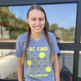 NEW All Smiles Short-Sleeved V-NECK Tee