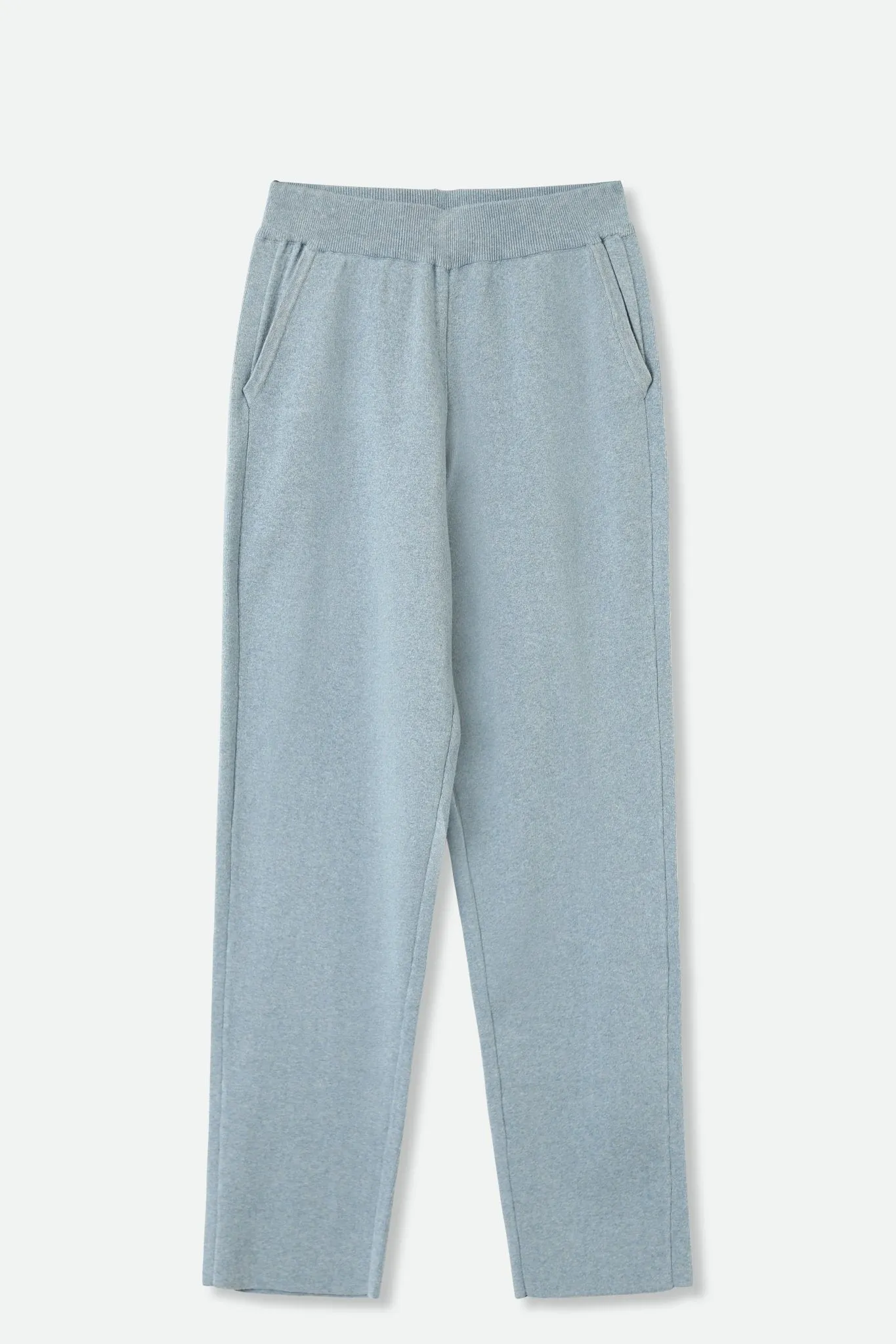 PAIGE PANT IN DOUBLE KNIT HEATHERED PIMA COTTON