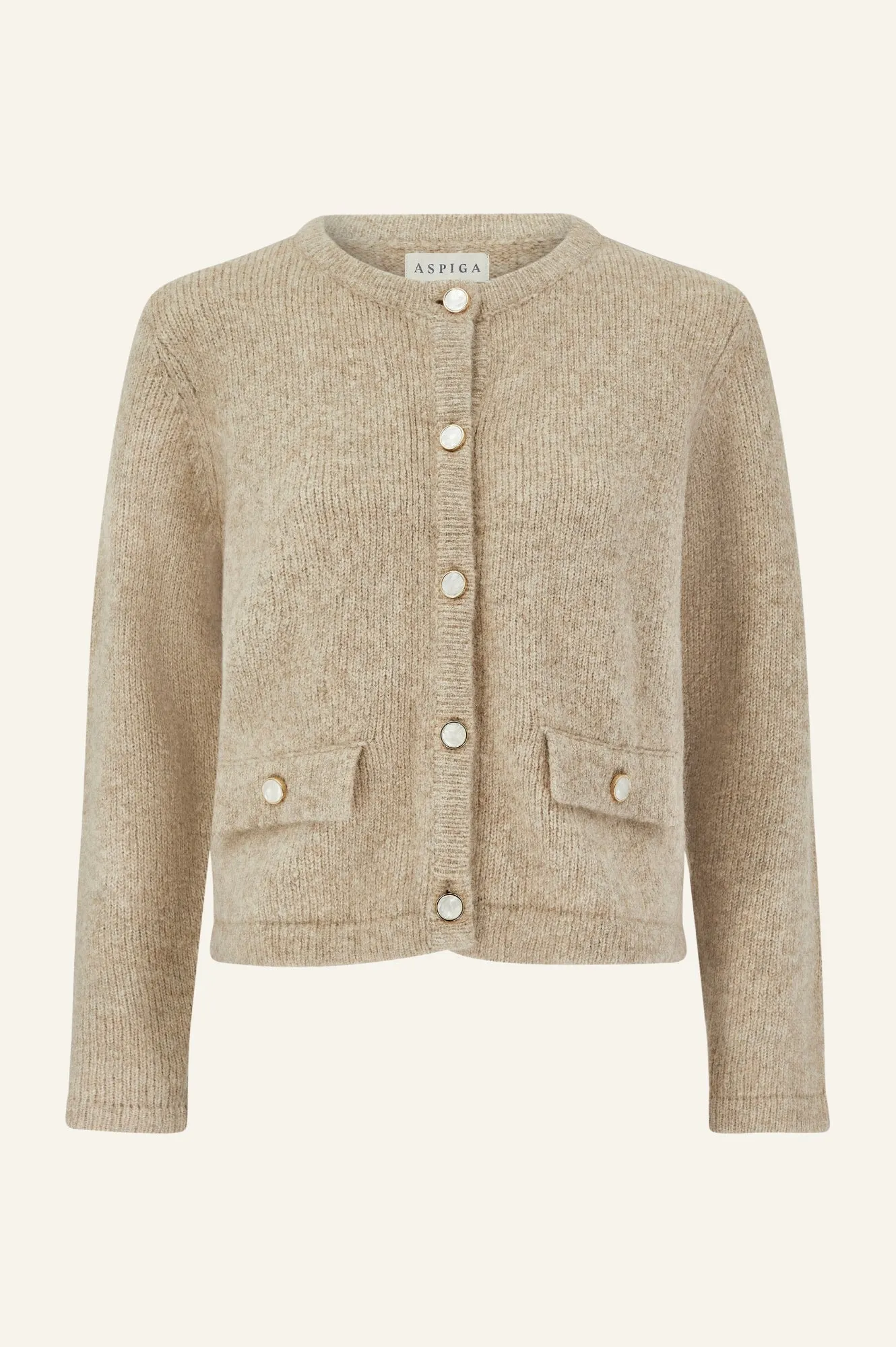 Pearl Cardigan | Oat