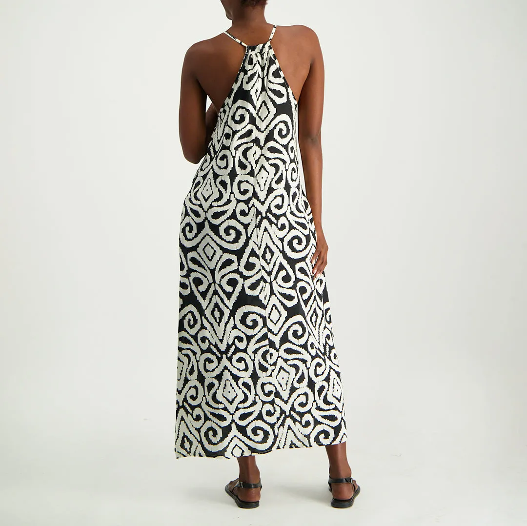 Printed Strappy Dress