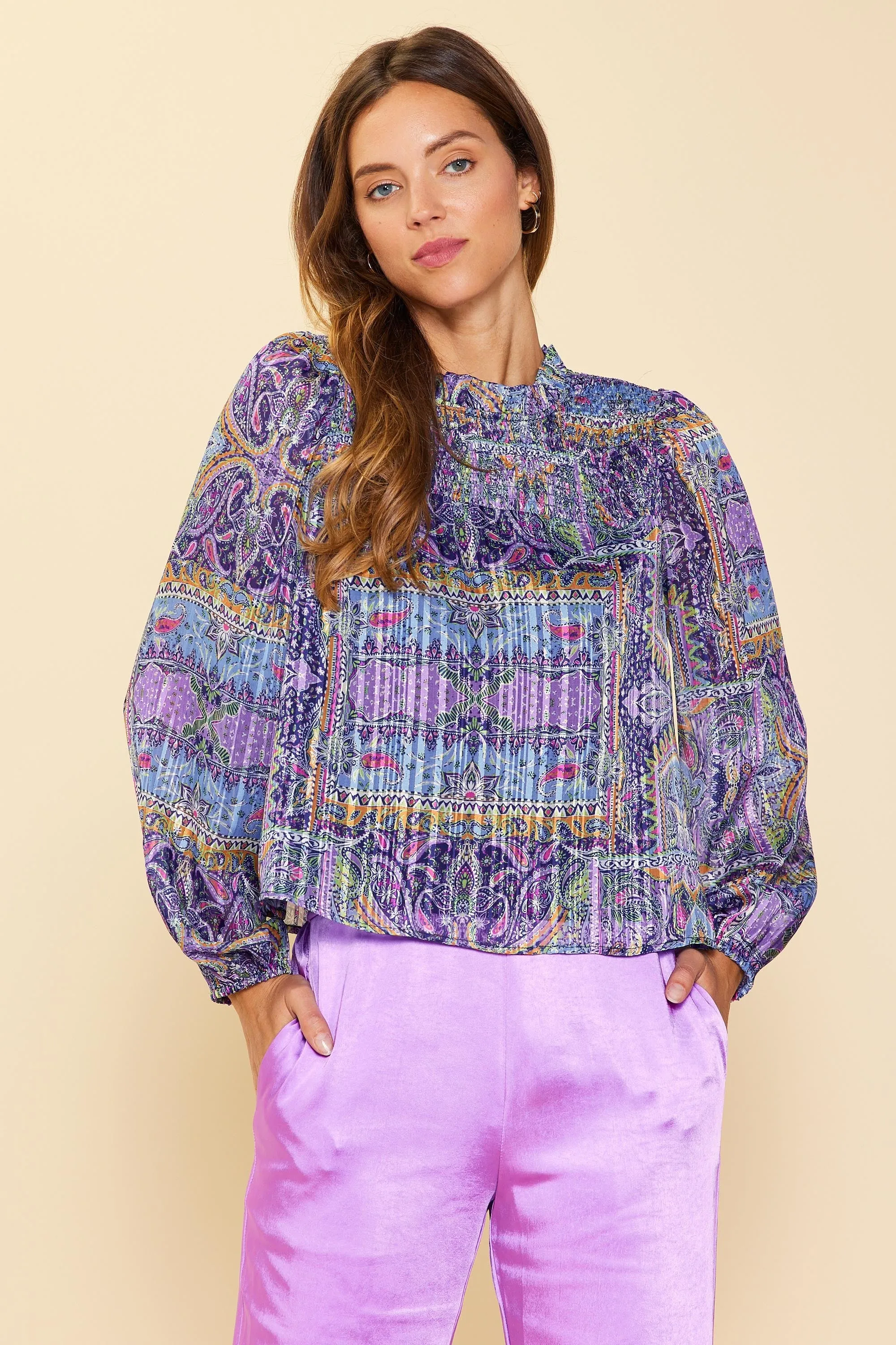 Printed York Blouse