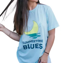 "summertime Blues" Short Sleeve Tee