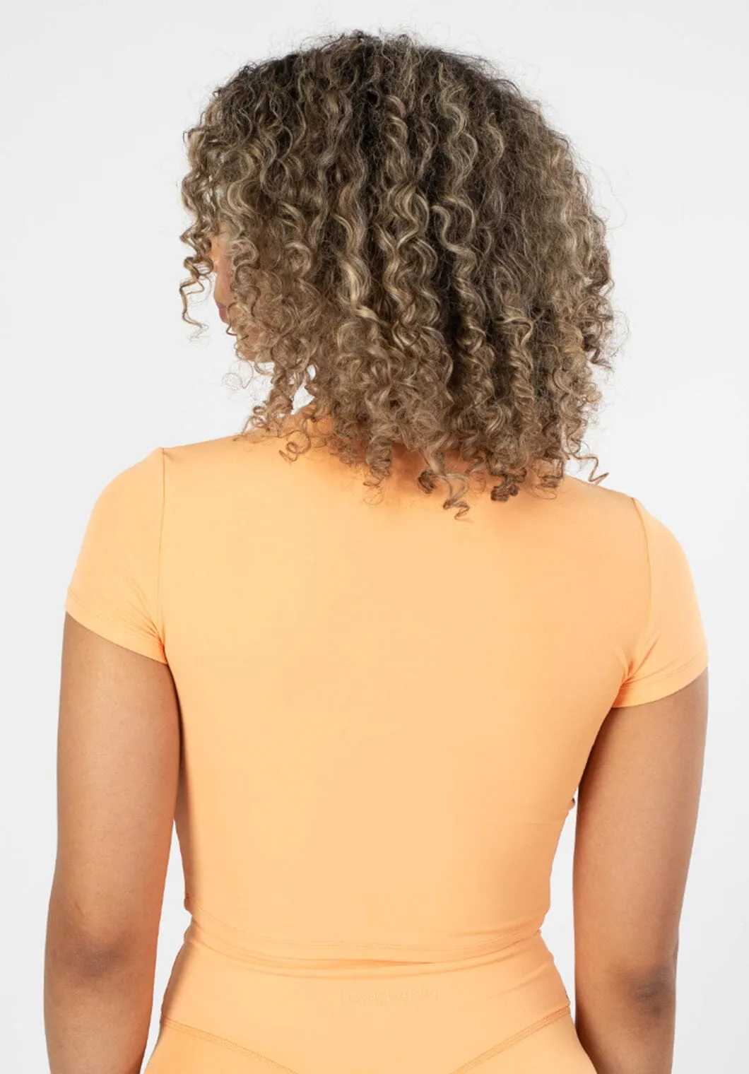 RecStretch Short Sleeve Crop Orangesicle