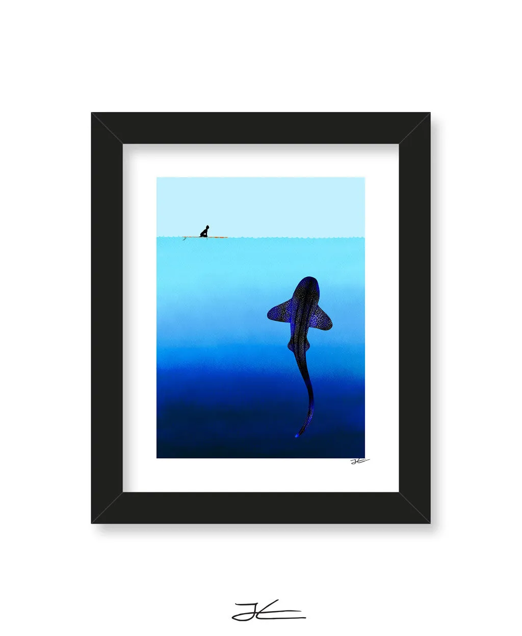 Refraction Leopard Shark - Print/ Framed Print