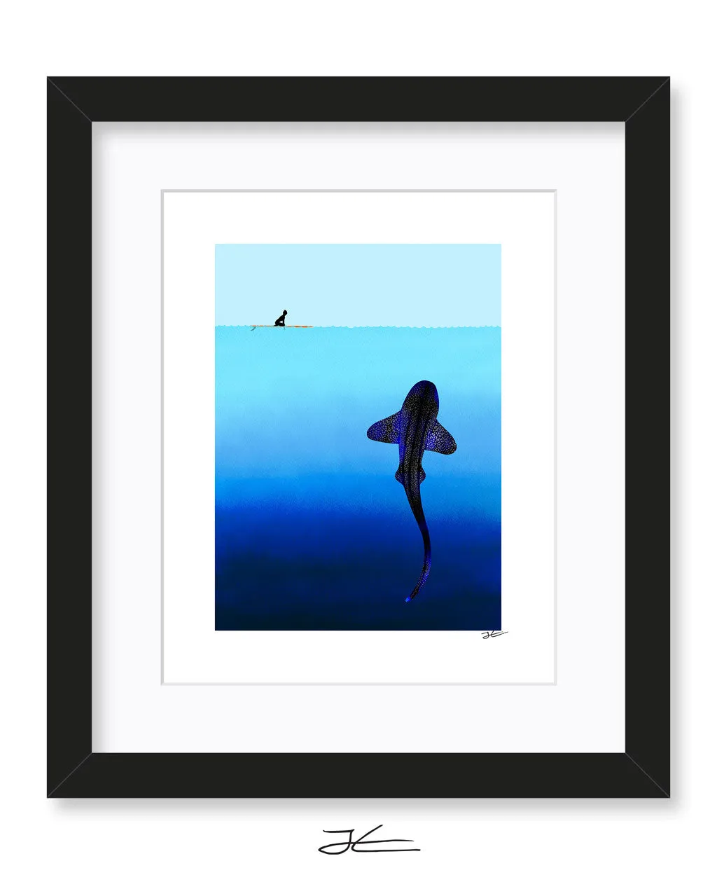 Refraction Leopard Shark - Print/ Framed Print