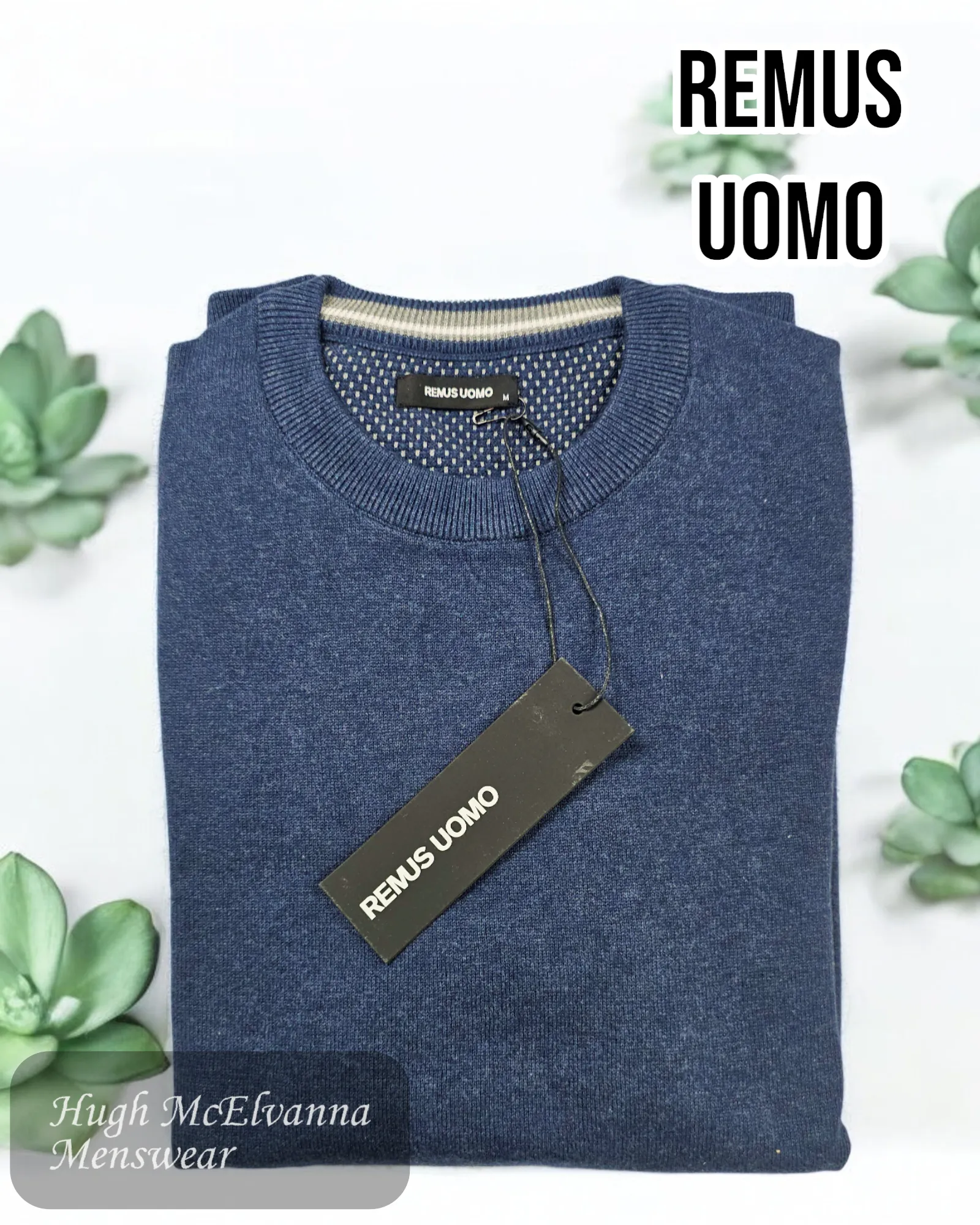 Remus Uomo Indigo Sweater - 58600/27