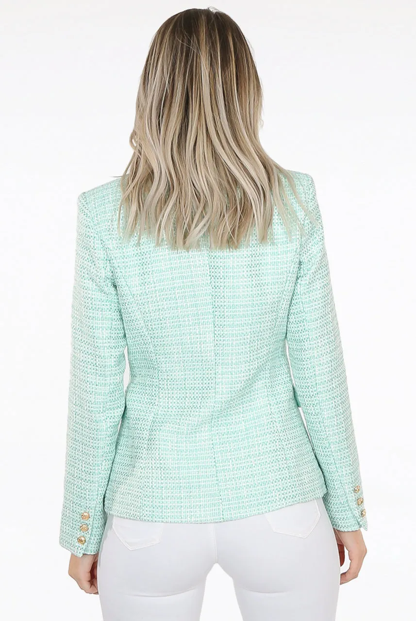 Rosa Mint Designer Inspired Blazer