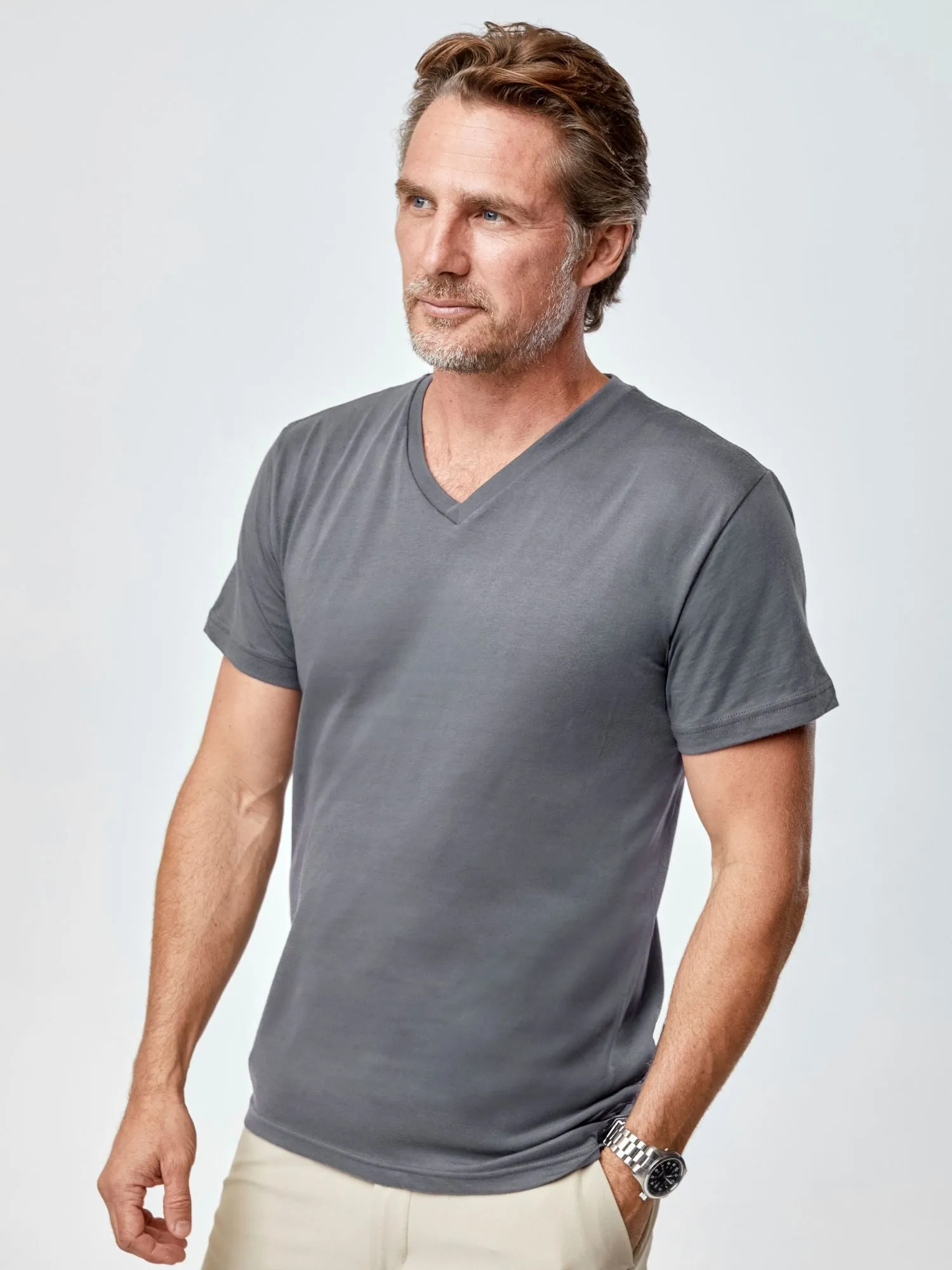 Slate V-Neck