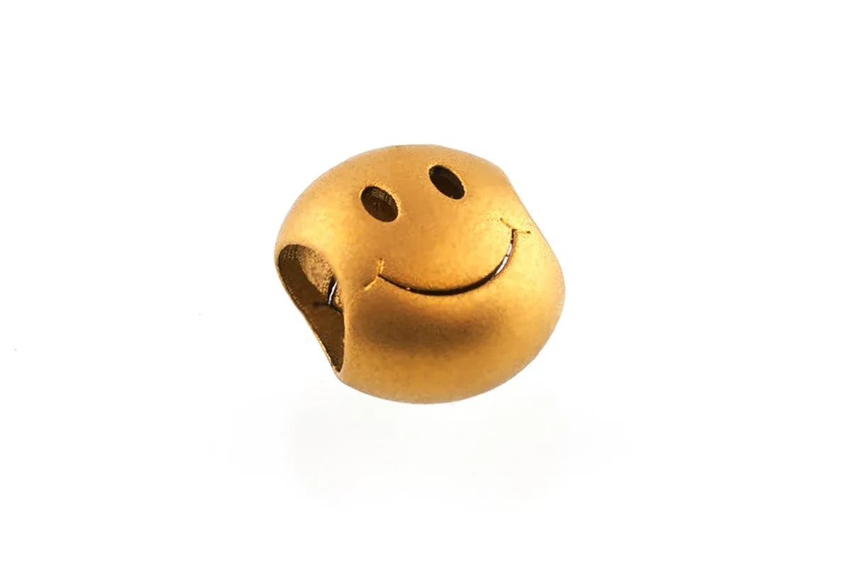 Smiley Bead Stainless Steel