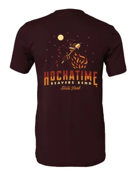 S'more Sasquatch Tee- Oxblood