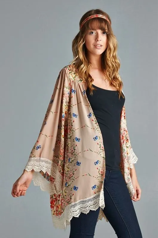 Steel Magnolia  OVERSIZED Cardigan - Beige