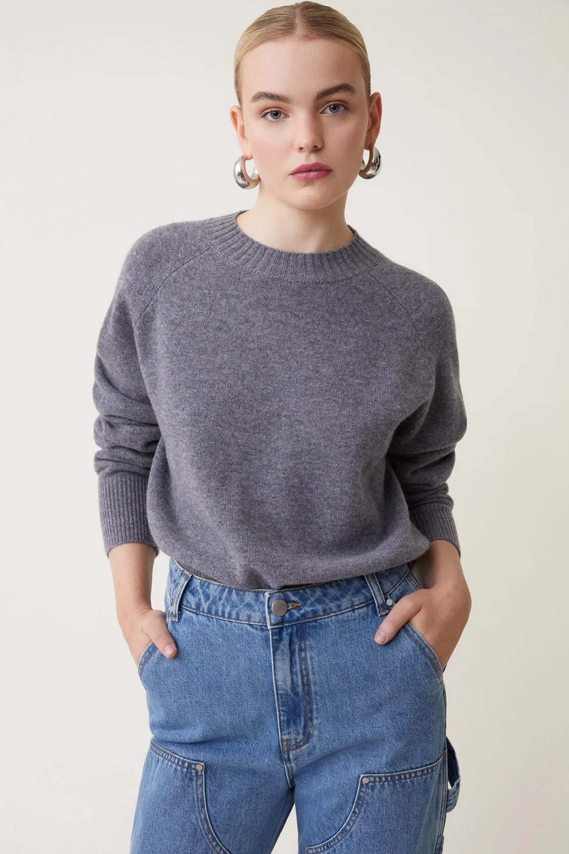 Suncoo Paulvar High Neck Pure Wool Jumper