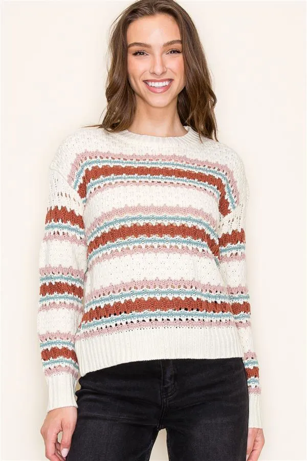 Sweet & Crisp Crochet Pullovers - 2 Colors!