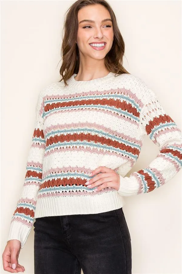 Sweet & Crisp Crochet Pullovers - 2 Colors!