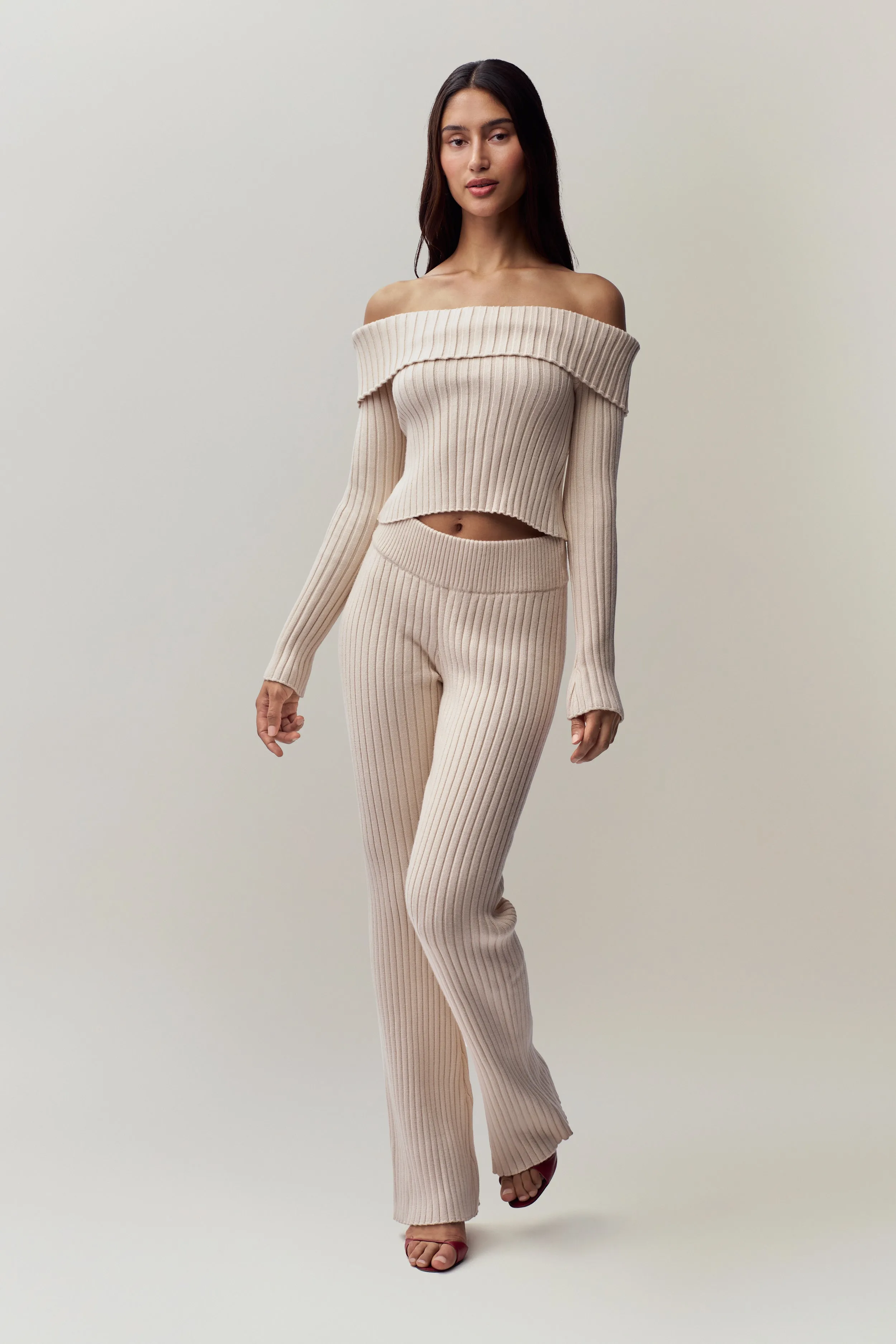 Thalia Off Shoulder Sweater