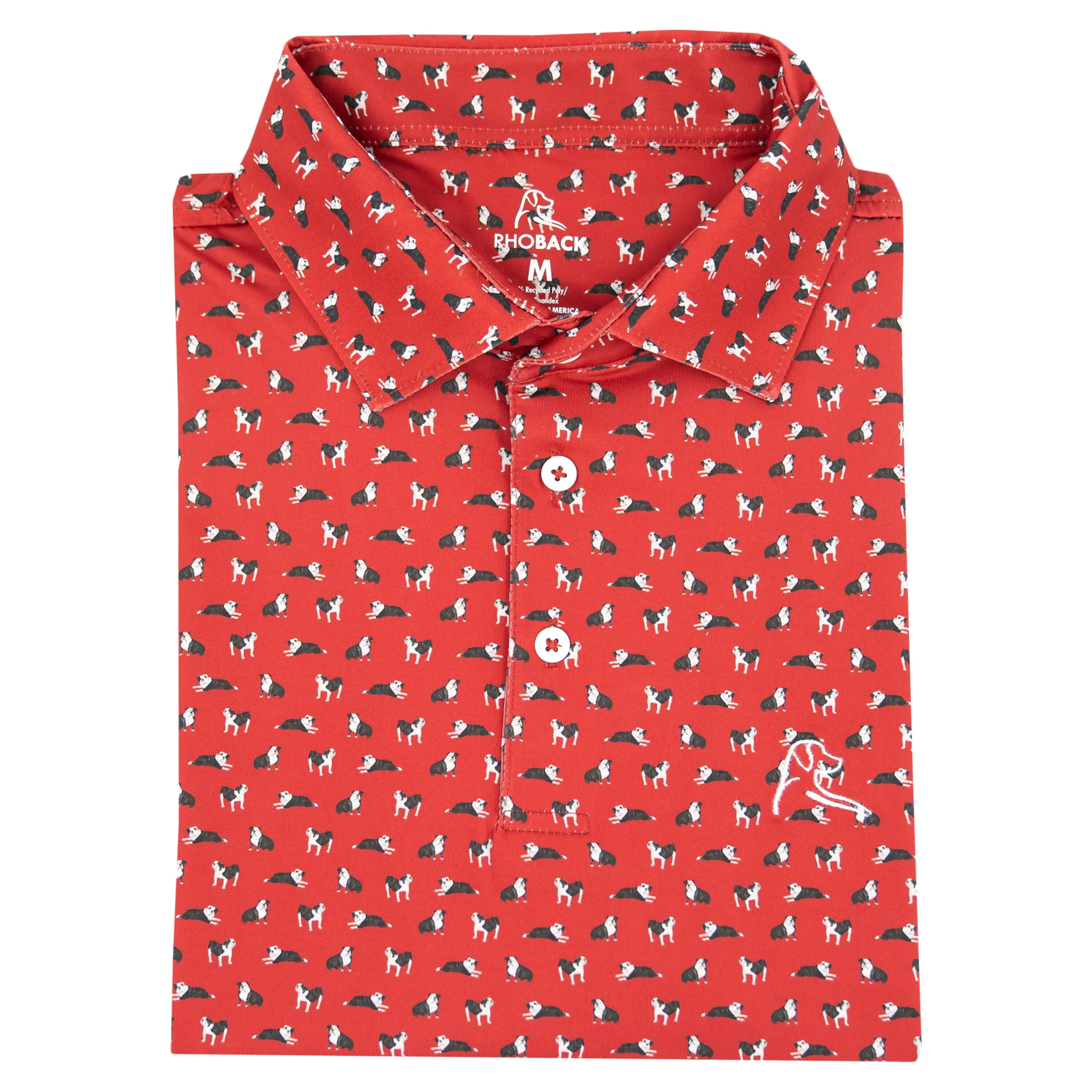 Crimson Red Performance Polo - The Dawg