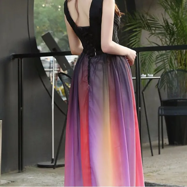 The Elie Saab Inspired Purple Ombre Tube