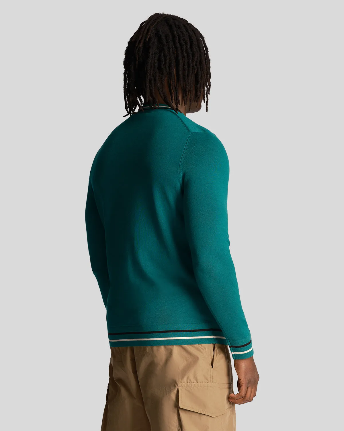 Tipped Crew Neck Jumper