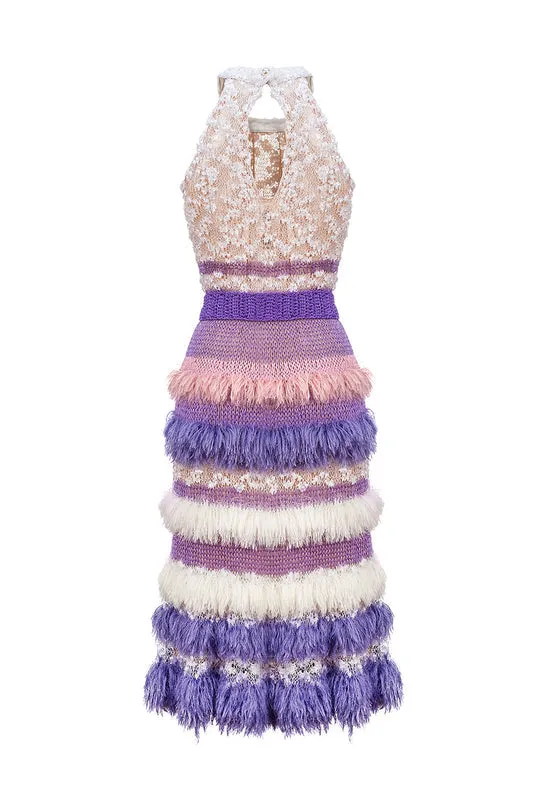 Violet Multicolor Knit Dress