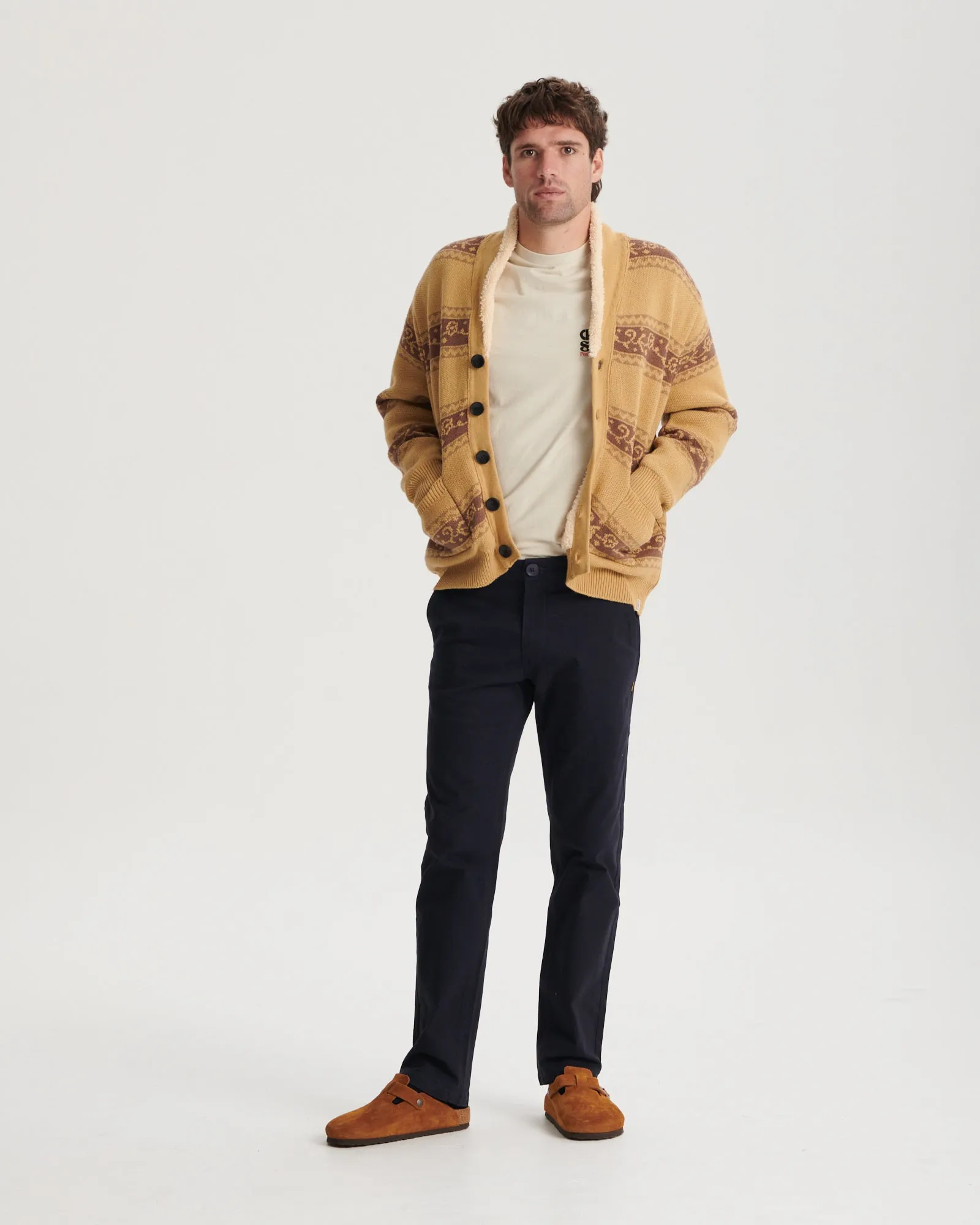 Walker Knit Cardigan - Tan