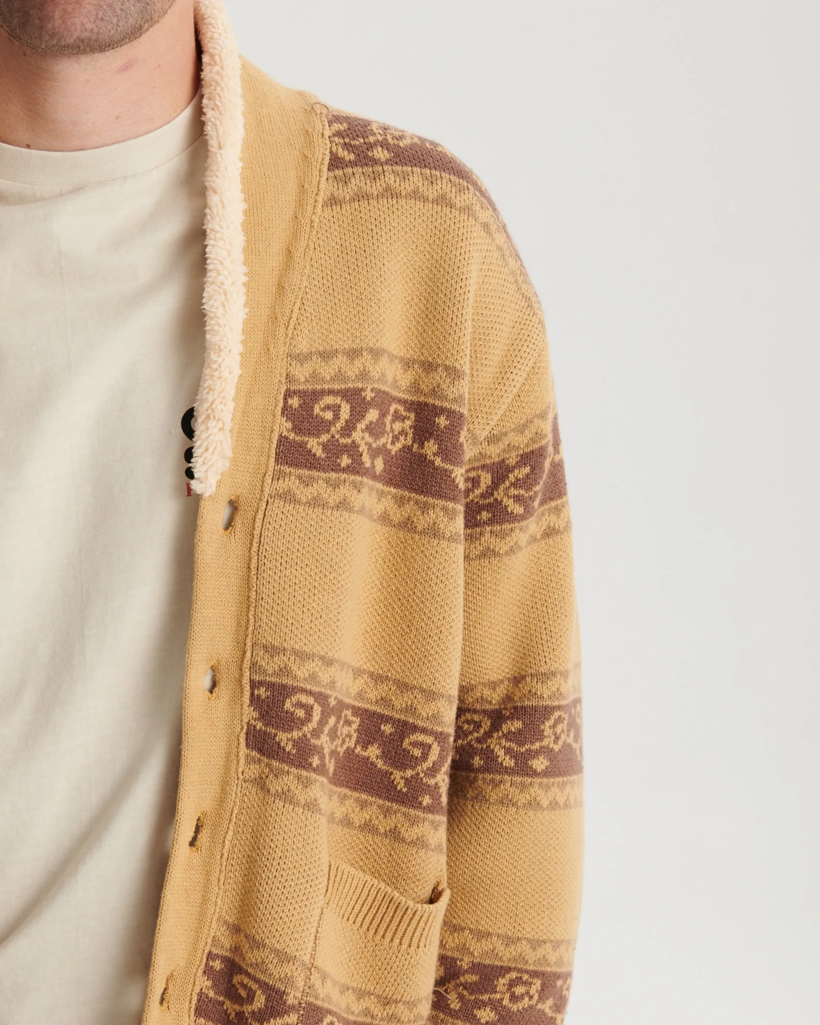 Walker Knit Cardigan - Tan