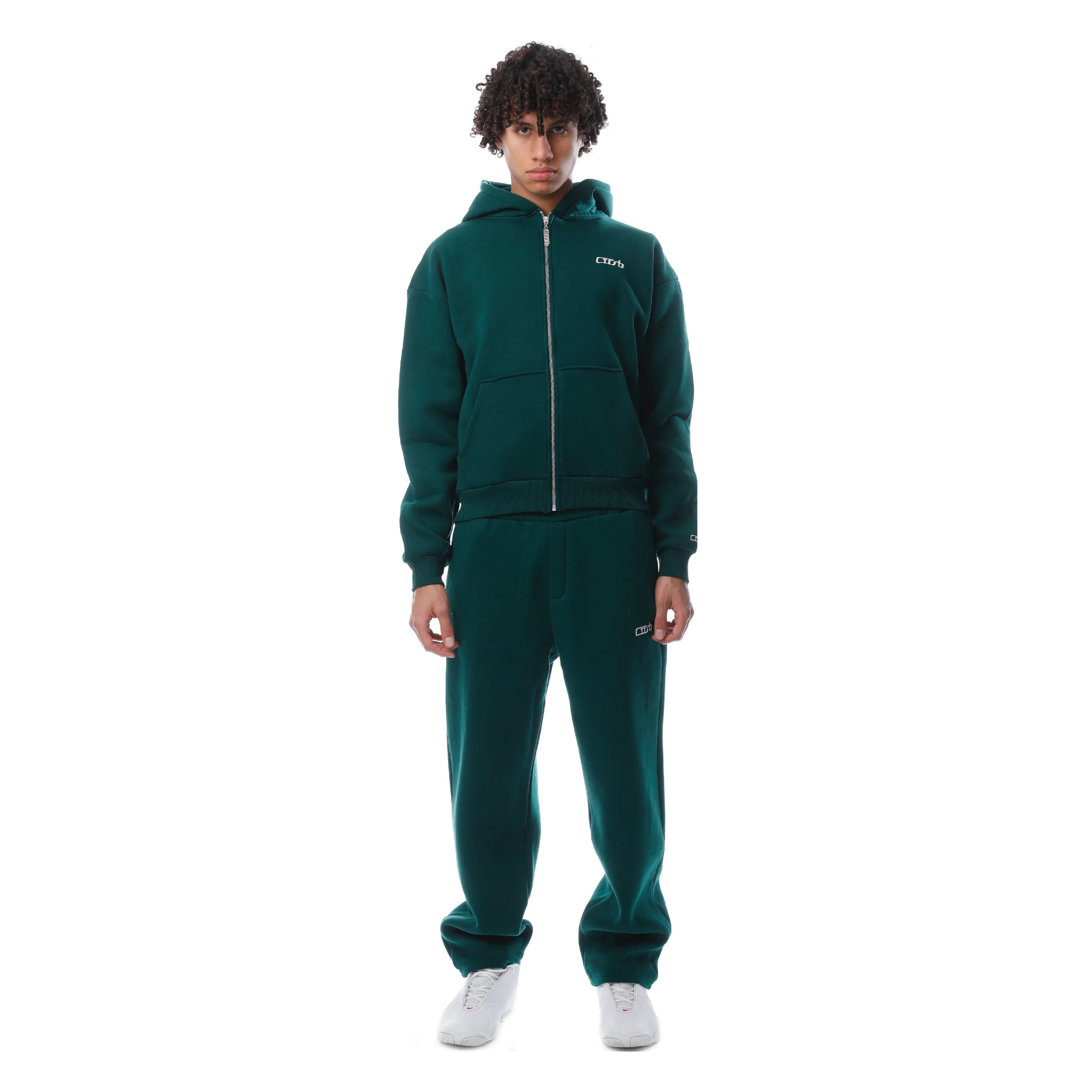 ZIP-UP DARK GREEN